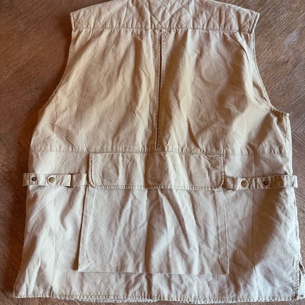 Woolrich Hunting And Fishing Vest Khaki Utility Vest Men’s Xl View 4